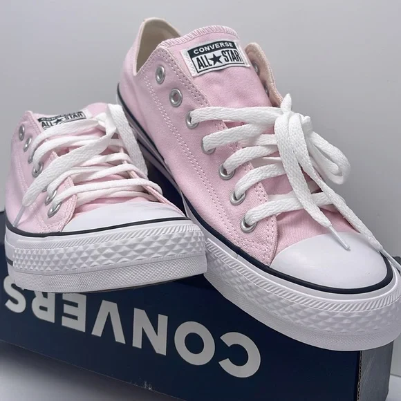 Converse Men’s A08628F
CTAS OX
PINK FOAM Pink Canvas Sneakers - Picture 5 of 16